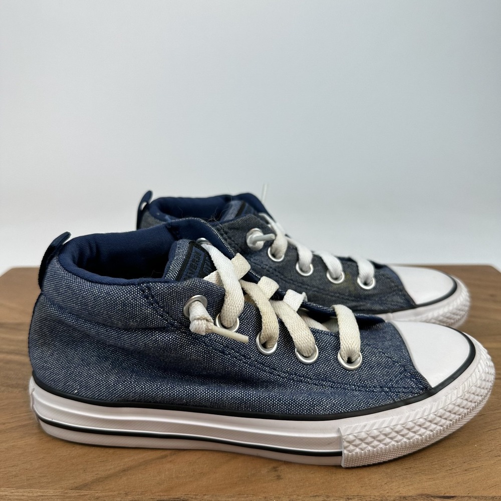 Little Kids Converse Chuck Taylor All Star Street Mid Denim Sneakers Size 13.5 C